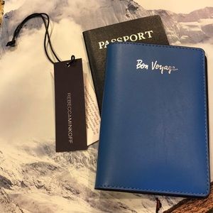 Rebecca Minkoff Cerulean Passport Case/New
